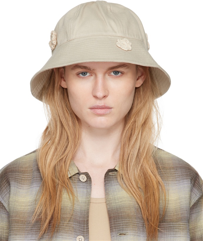 Photo: Song for the Mute Beige Daisy Bucket Hat