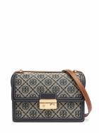 TORY BURCH T Monogram Canvas Shoulder Bag