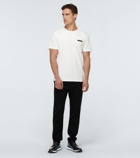 Berluti T-shirt with leather detail