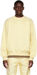 Fear of God ESSENTIALS Yellow Crewneck Sweatshirt