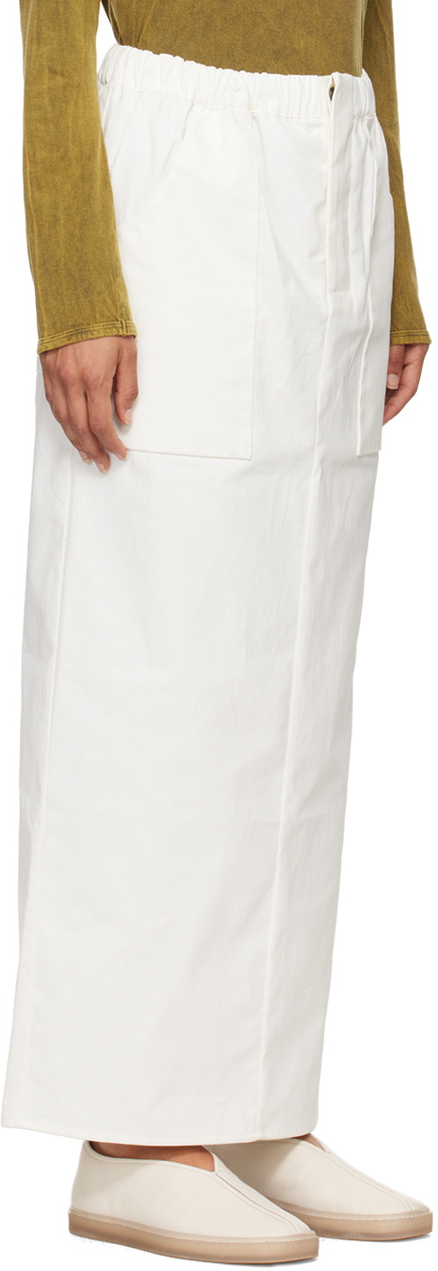 Gabriela Coll Garments White No.282 Midi Skirt