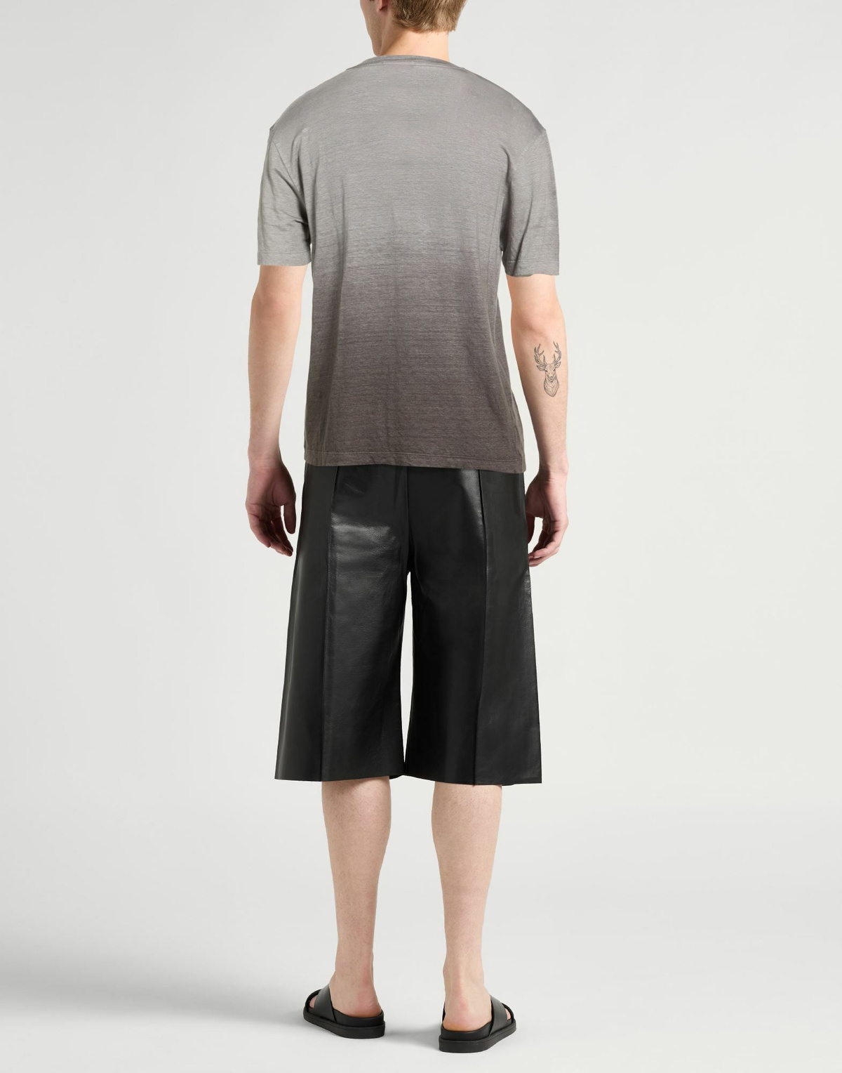 Roberto Collina Mens T-shirt Light in Grey
