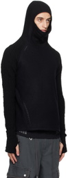 HYEIN SEO Black Techwool Hoodie & Gloves Set