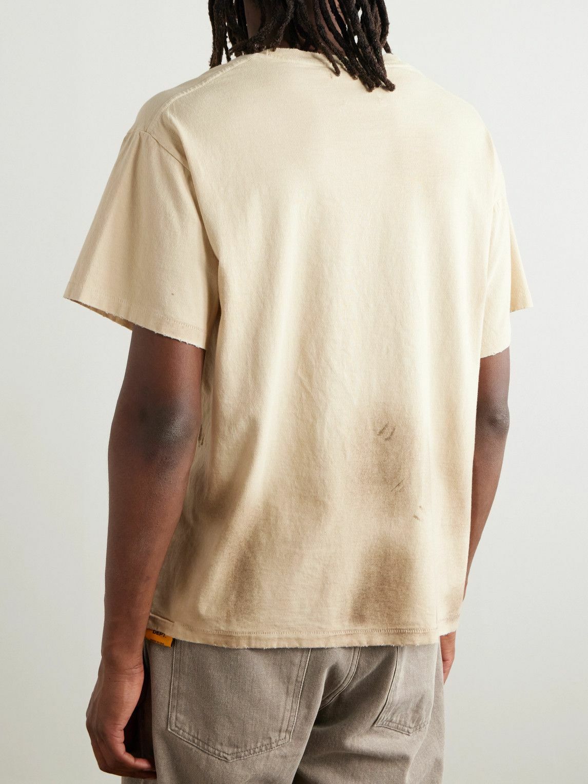 Gallery Dept. - Rush Printed Cotton-Jersey T-Shirt - Neutrals