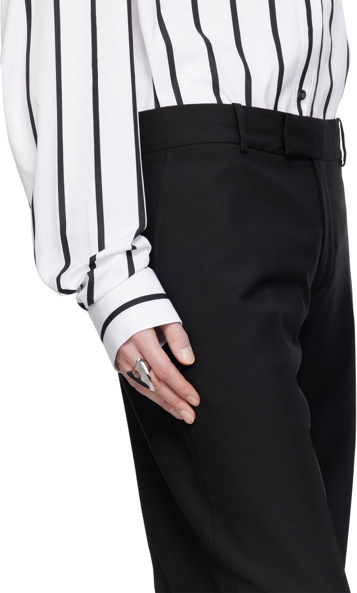 McQueen Silver Arrow Ring
