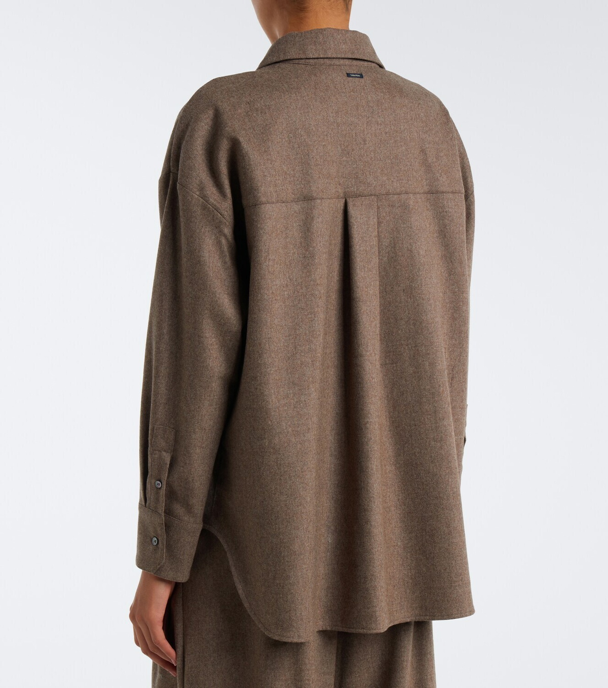 'S Max Mara Wool flannel shirt