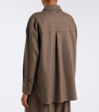 'S Max Mara Wool flannel shirt