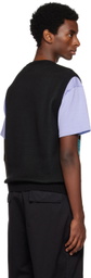 Awake NY Black Floral Vest