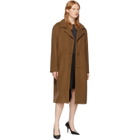 McQ Alexander McQueen Brown Wool Casual Welt Coat