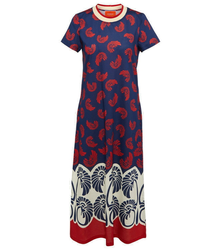 Photo: La DoubleJ Sporty Swing printed cotton maxi dress