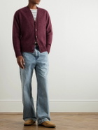 Kaptain Sunshine - Alpaca-Blend Cardigan - Burgundy
