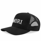AMIRI Men's Core Logo Trucker Cap in Black 
