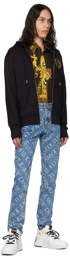 Versace Jeans Couture Blue Piece Number Jeans