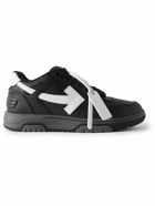 Off-White - Out of Office Leather Sneakers - Black