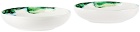 1882 Ltd. Green & White Jenny Pasta Bowl, 2 pcs
