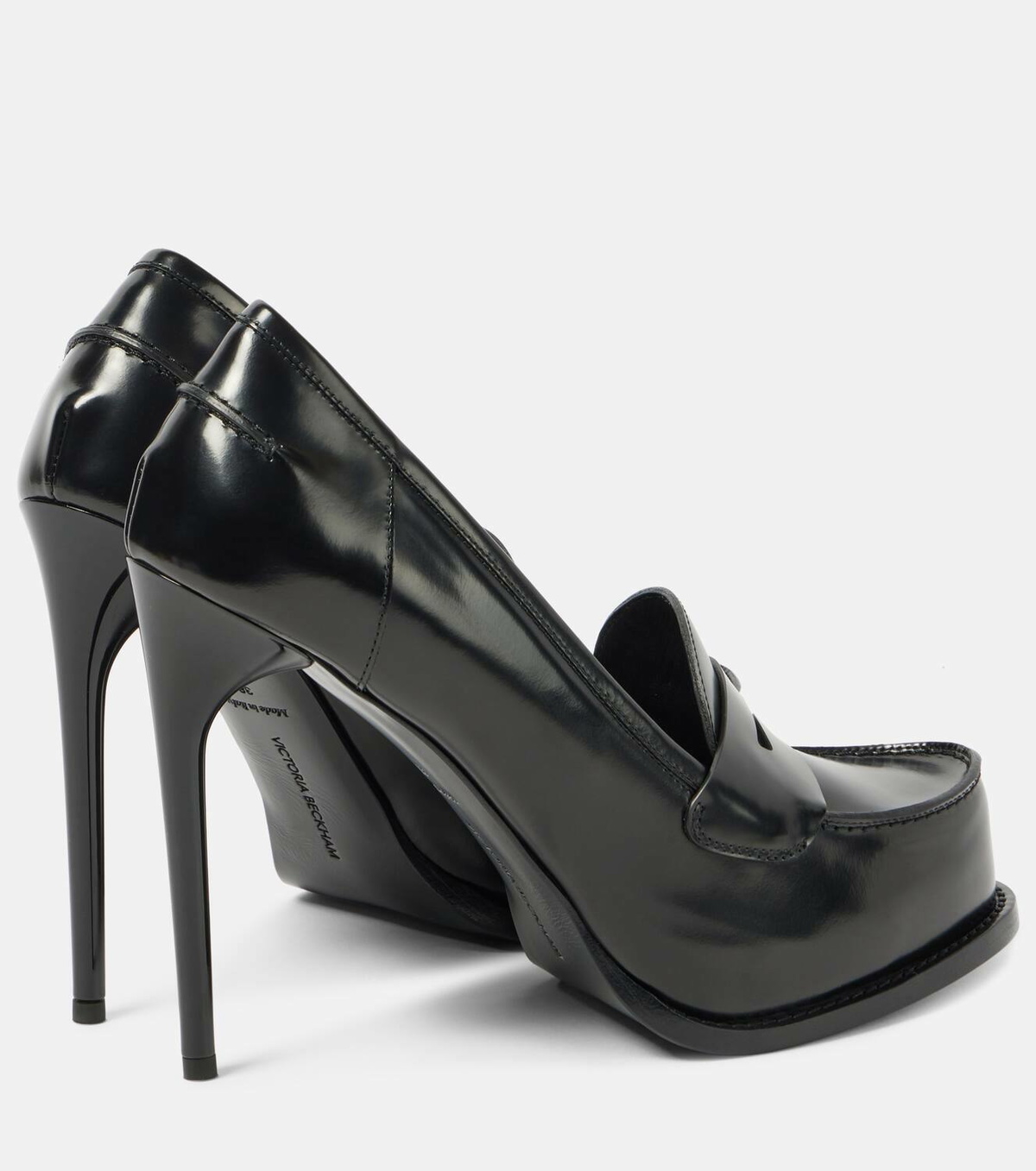 Victoria Beckham Leather loafer pumps