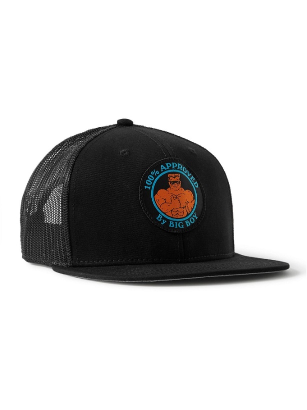 Photo: Y,IWO - Logo-Appliquéd Cotton-Twill and Mesh Trucker Hat