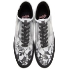 Vans Black and White PVC Zhou Zhou Edition Comfycush Slip-Skool Sneakers