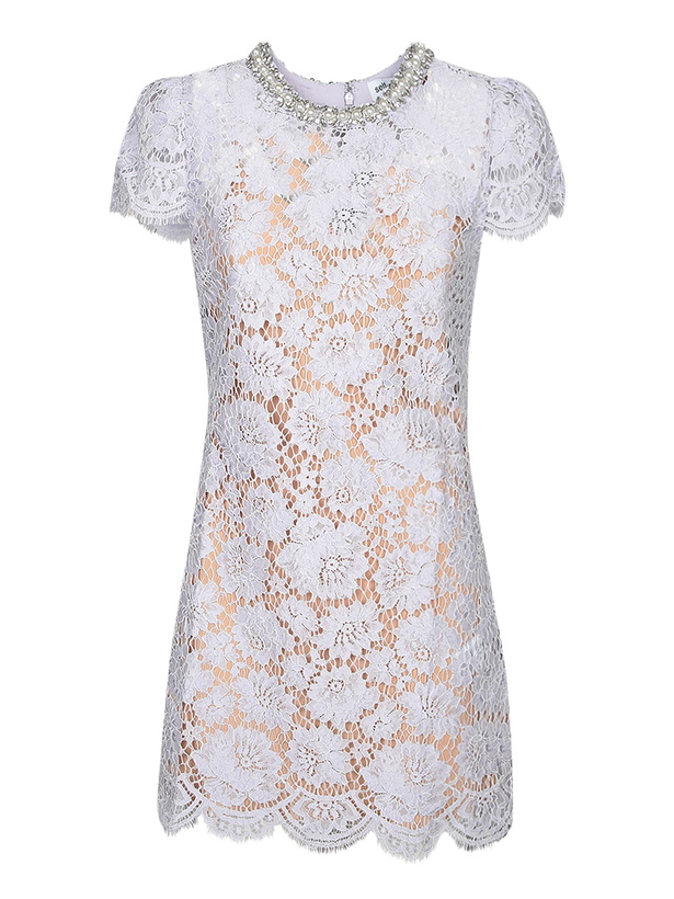 Photo: self-portrait Lace Mini Dress