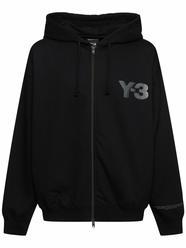 Y-3 Black Yohji Skull Hoodie Y-3