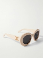 CELINE - Oval-Frame Acetate Sunglasses