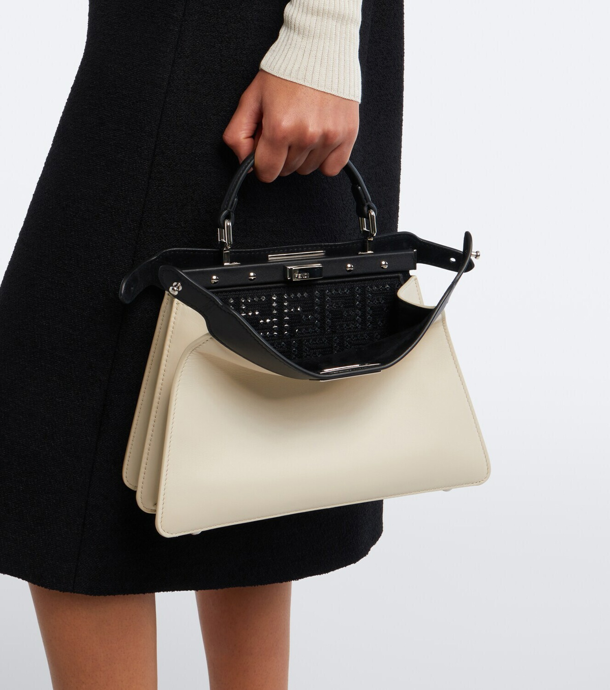 Fendi Peekaboo® ISeeU Small leather top-handle bag