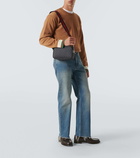 Gucci Web Stripe GG Canvas crossbody bag
