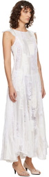 Collina Strada White Deadstock Primrose Maxi Dress