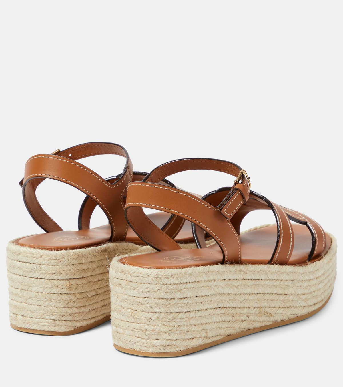 Tod's Leather espadrille sandals