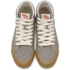 Vans Grey Herringbone OG Sk8-Hi LX Sneakers