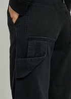 Courrèges Hammer Logo-embroidered Wide-leg Jeans Black
