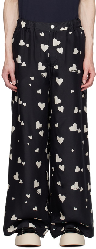 Photo: Marni Black Hearts Trousers