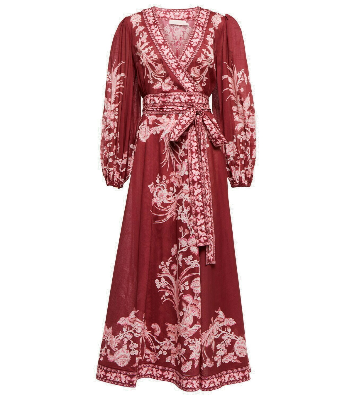 関税・送料込み【国内発送】ZIMMERMANN Tiggy Linen Midi ドレス zimmermann-tiggy-bow-