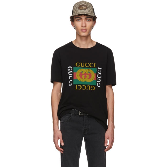 Photo: Gucci Black Logo T-Shirt 