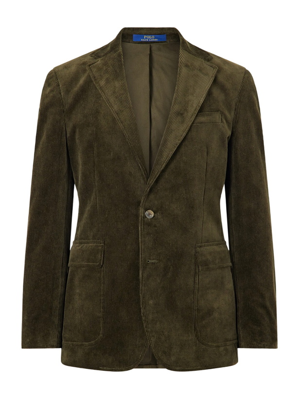 Photo: Polo Ralph Lauren - Stretch Cotton-Corduroy Blazer - Green