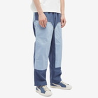 Puma Men's x Rhuigi Double Knee Pants in Inky Blue