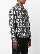 424 - Printed Denim Jacket