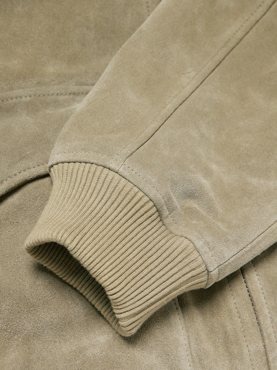 AGOLDE - Emil Suede Bomber Jacket - Brown