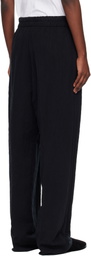 Fear of God Black Tencel Nylon Drawstring Straight Trousers