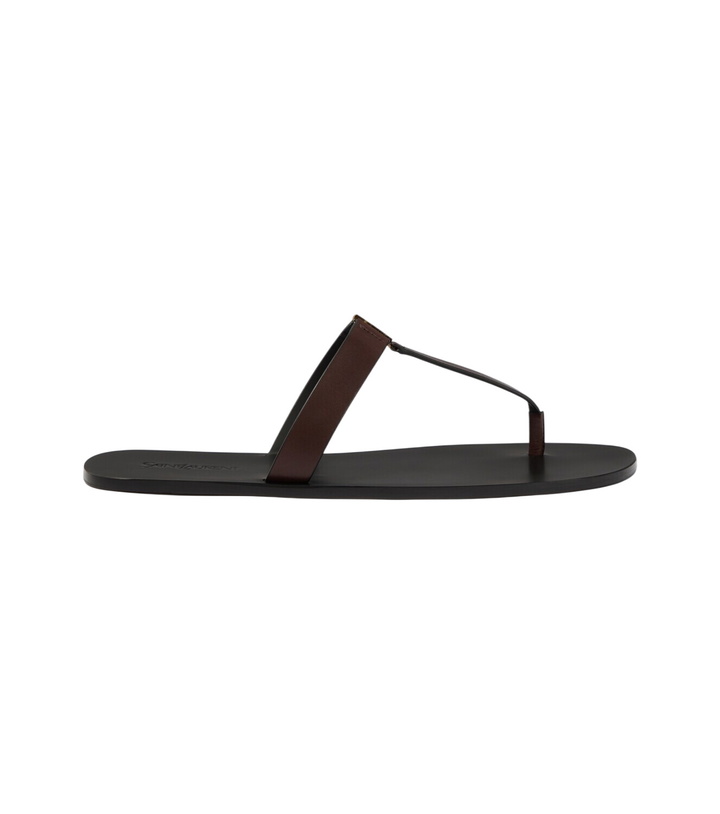Photo: Saint Laurent Cassandre leather thong sandals