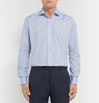 Etro - Blue Cotton-Jacquard Shirt - Blue