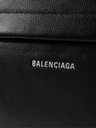 BALENCIAGA - Logo-Print Full-Grain Leather Backpack