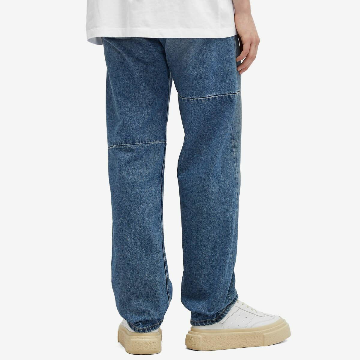 MM6 Maison Margiela Men's 5 Pocket Jeans in Light Blue MM6 Maison