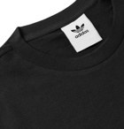 ADIDAS ORIGINALS - Logo-Print Cotton-Jersey T-Shirt - Black