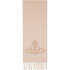 Vivienne Westwood Beige Double Face Scarf