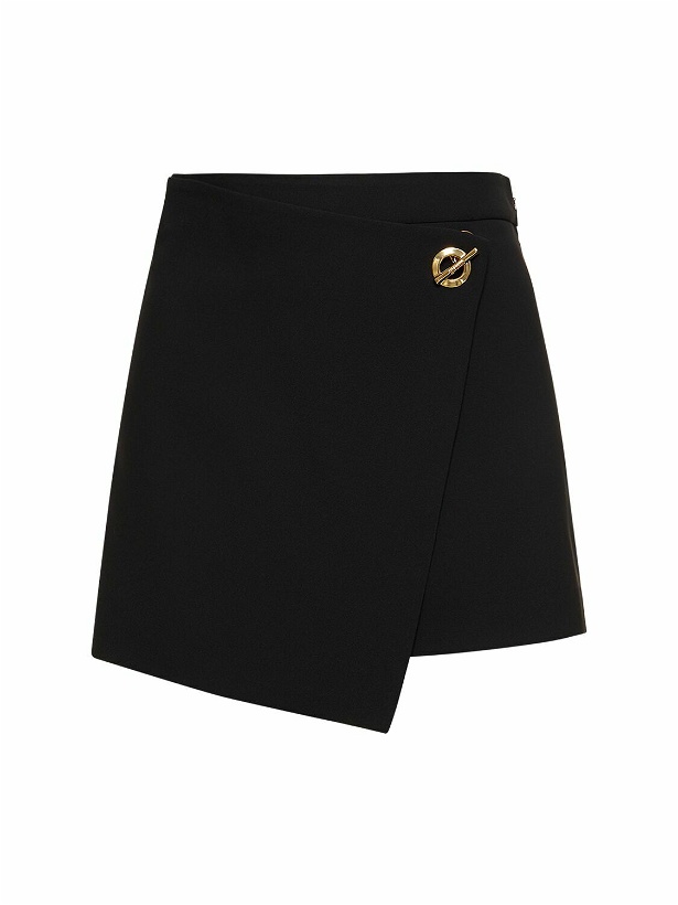 Photo: MOSCHINO - Stretch Crepe Front Wrap Shorts