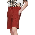 Maison Margiela Red Cotton Shorts