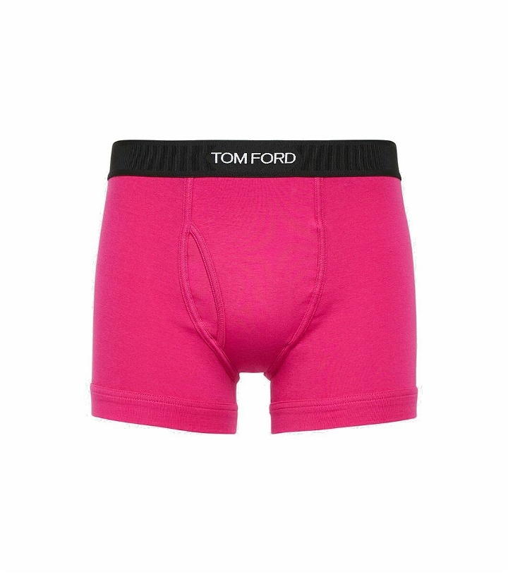 Photo: Tom Ford Cotton-blend jersey boxer briefs
