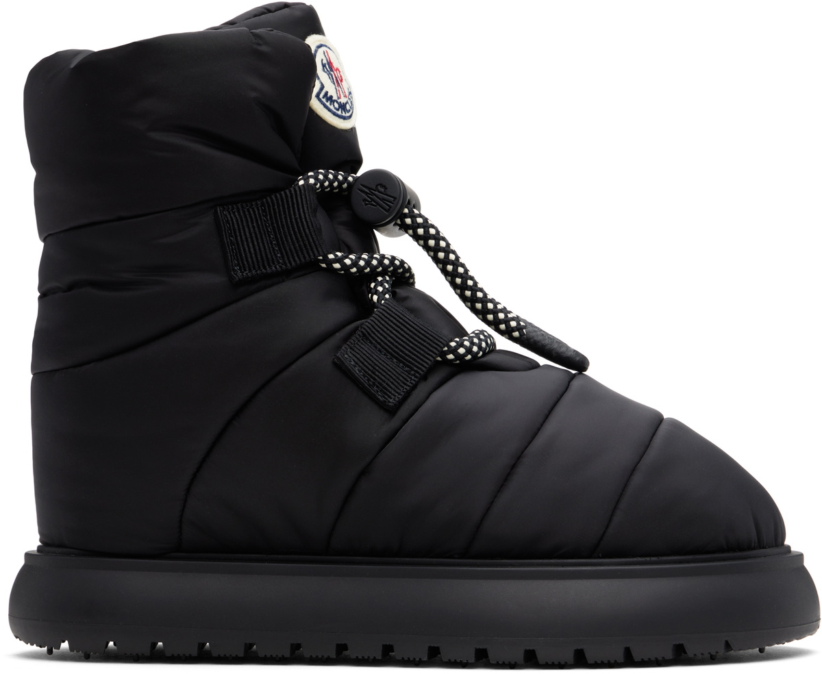 【人気商品！】 Moncler Black Gaia Pull Snow Boots Moncler 靴