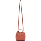 Mark Cross Pink Baby Tumbled Laura Bag